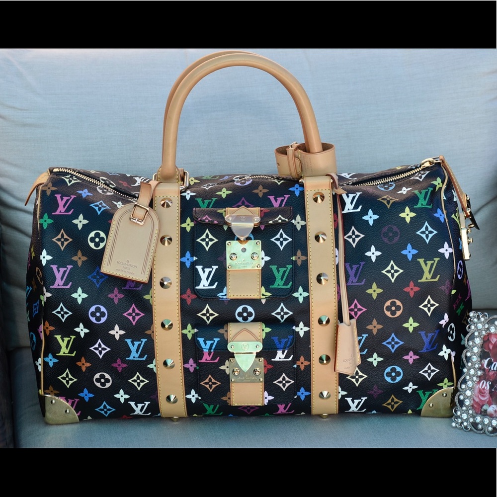 SOLD Louis Vuitton keepall 45 Murakami Multicolor - Picture 1 of 8